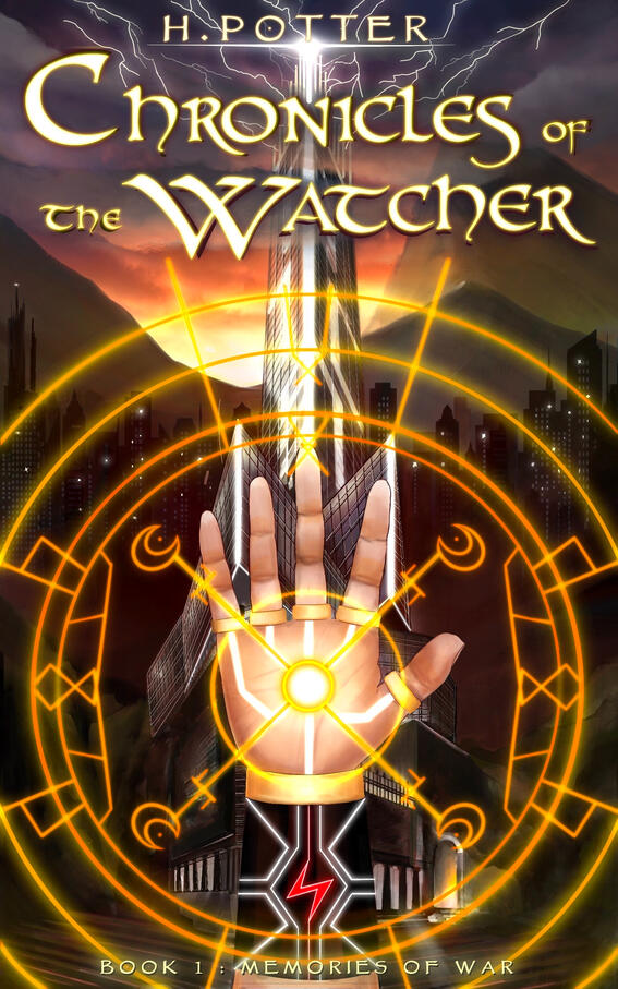 Digital art created for a book cover